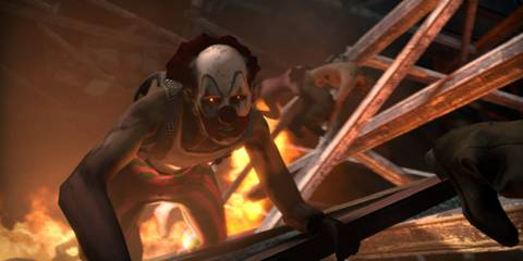 clown zombie climbing some metal in left 4 dead 2
