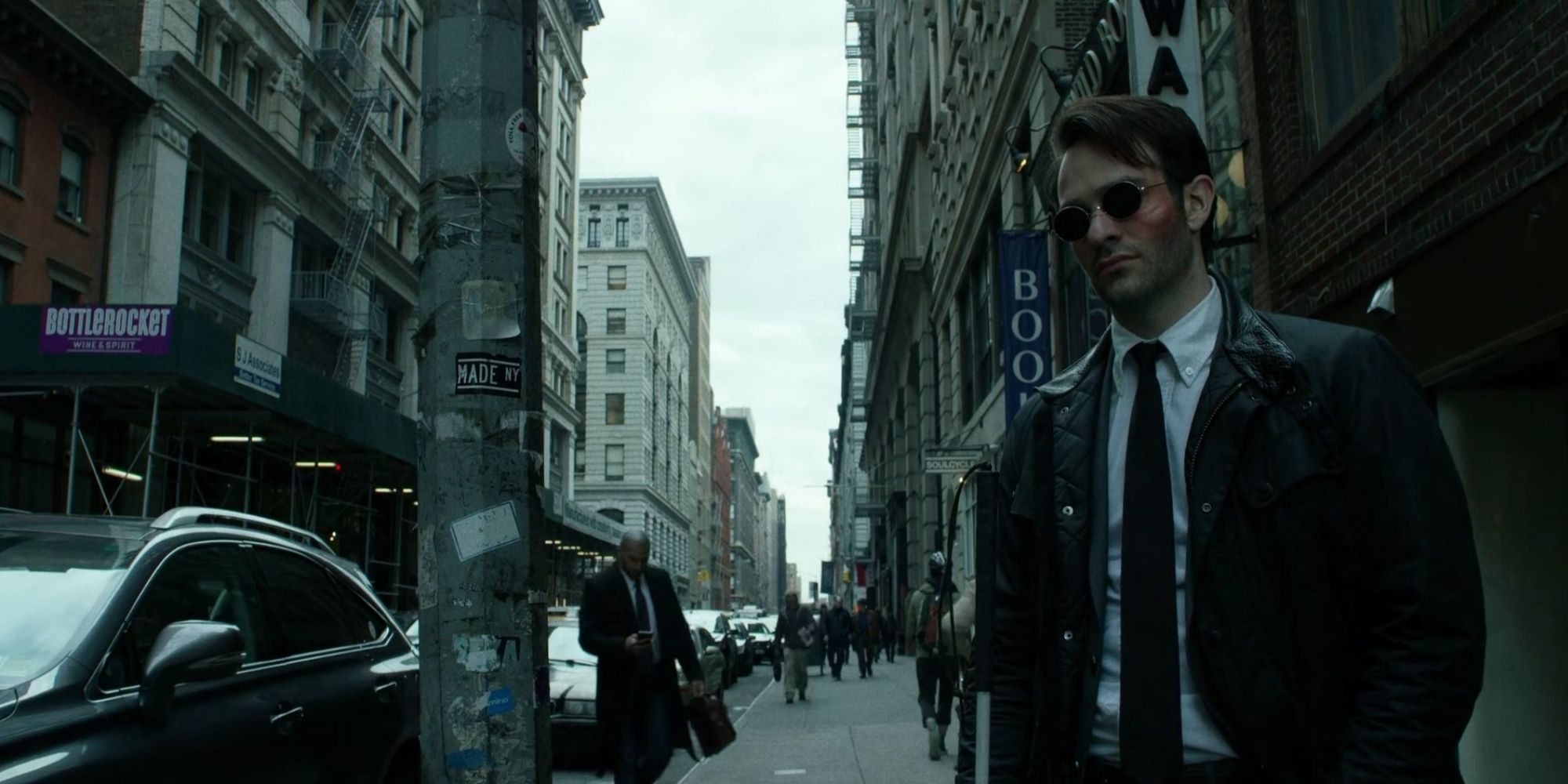 A still from the Daredevil episode Home.