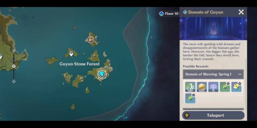 domain of guyun in genshin