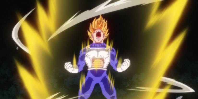 ki is oozing out from vegeta