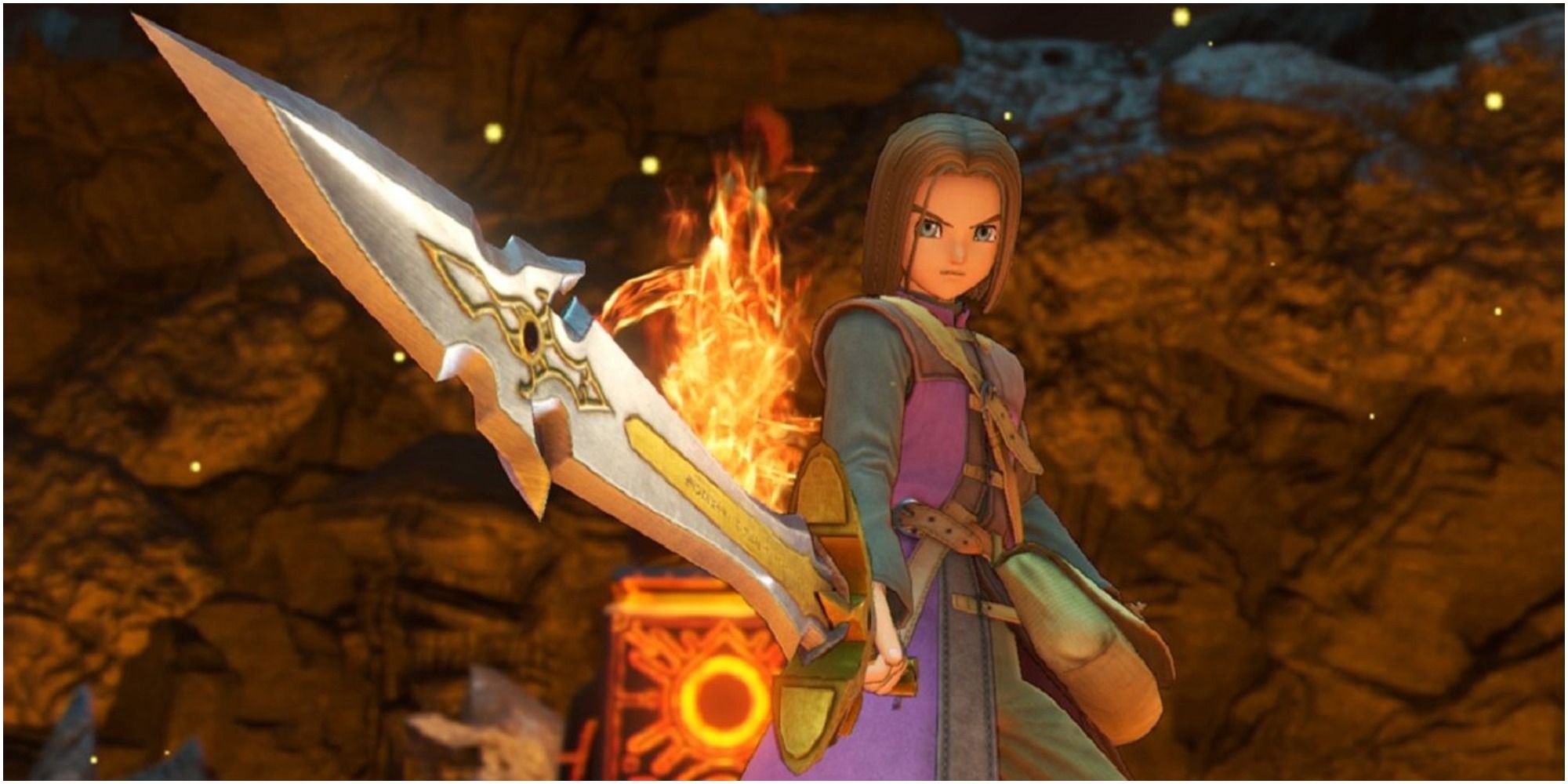 dragon-quest-11 protagonist with the sword