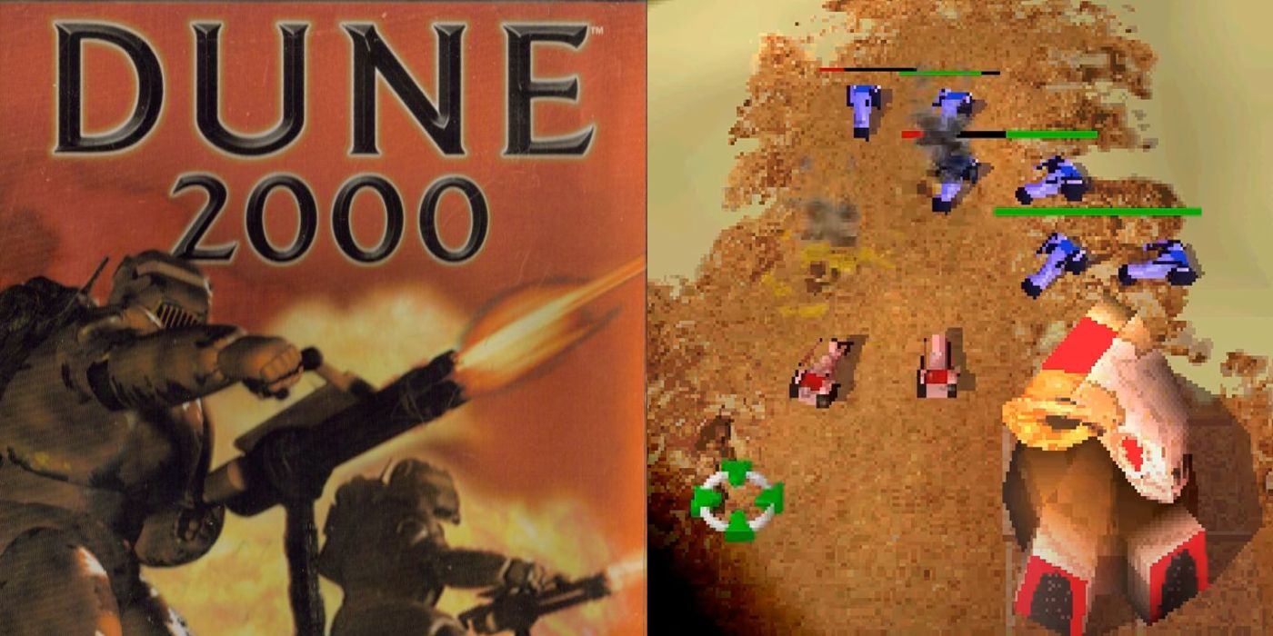 Dune 2000 Real Time Strategy Game Cover