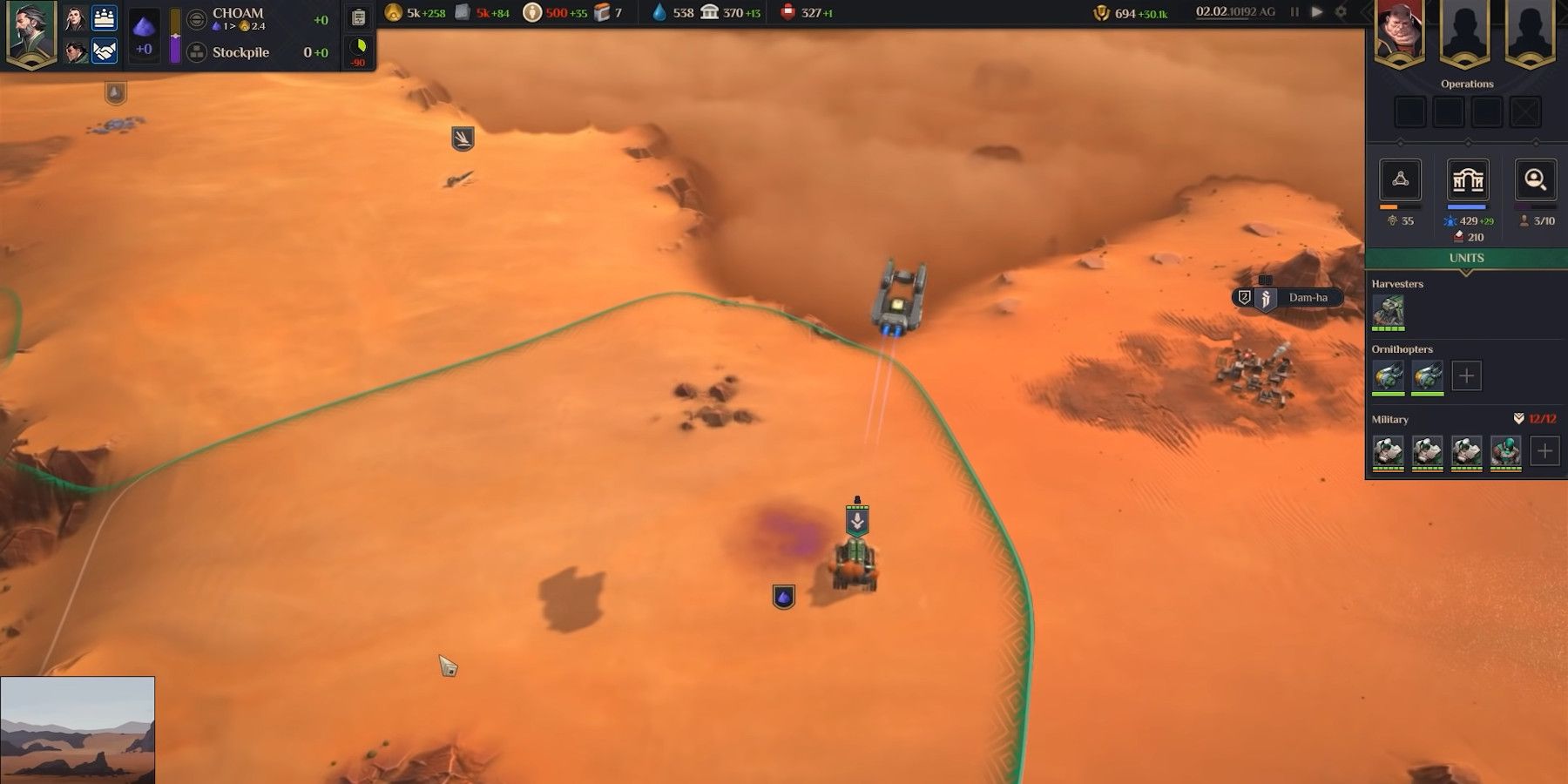 dune spice wars build refinery