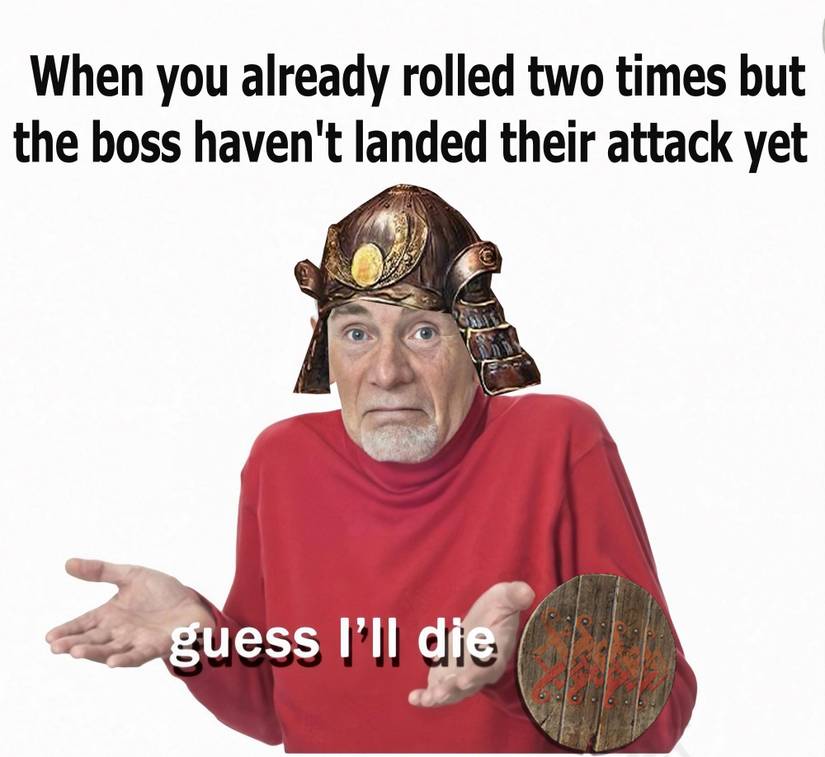 elden ring boss roll meme