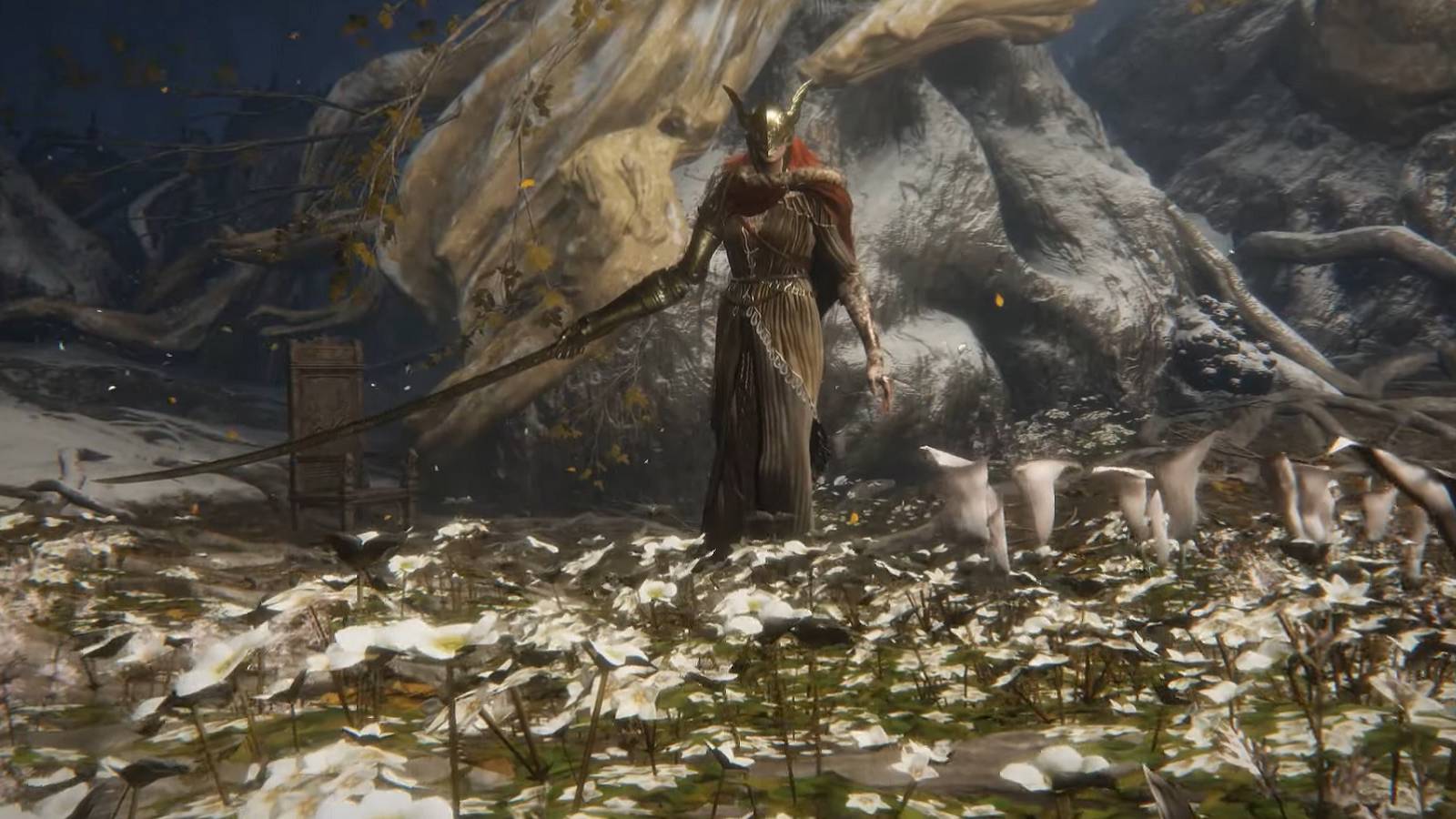 Elden Ring Clip Shows How to Use the Crucible Horns Incantation to Take Out Malenia