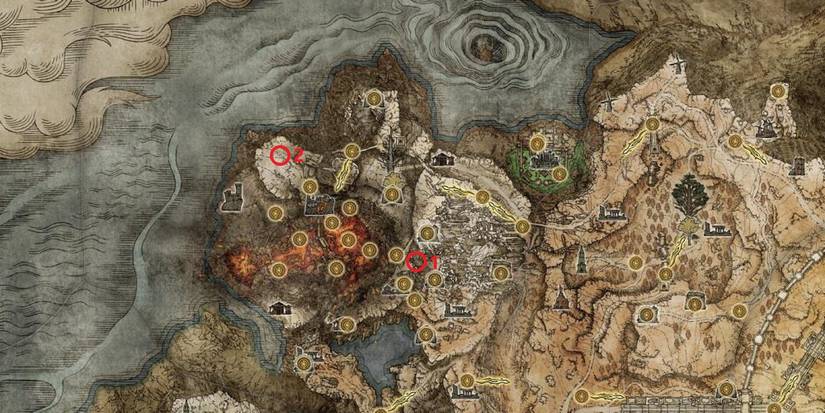Elden Ring Mt Gelmir Golden Seeds Locations