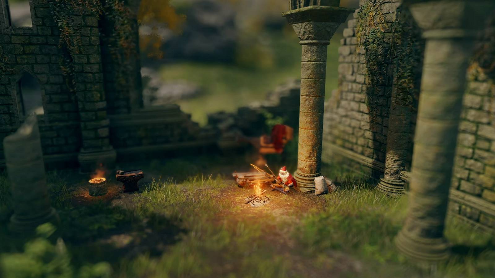 Image showing Elden Ring through a tilt shift lens.