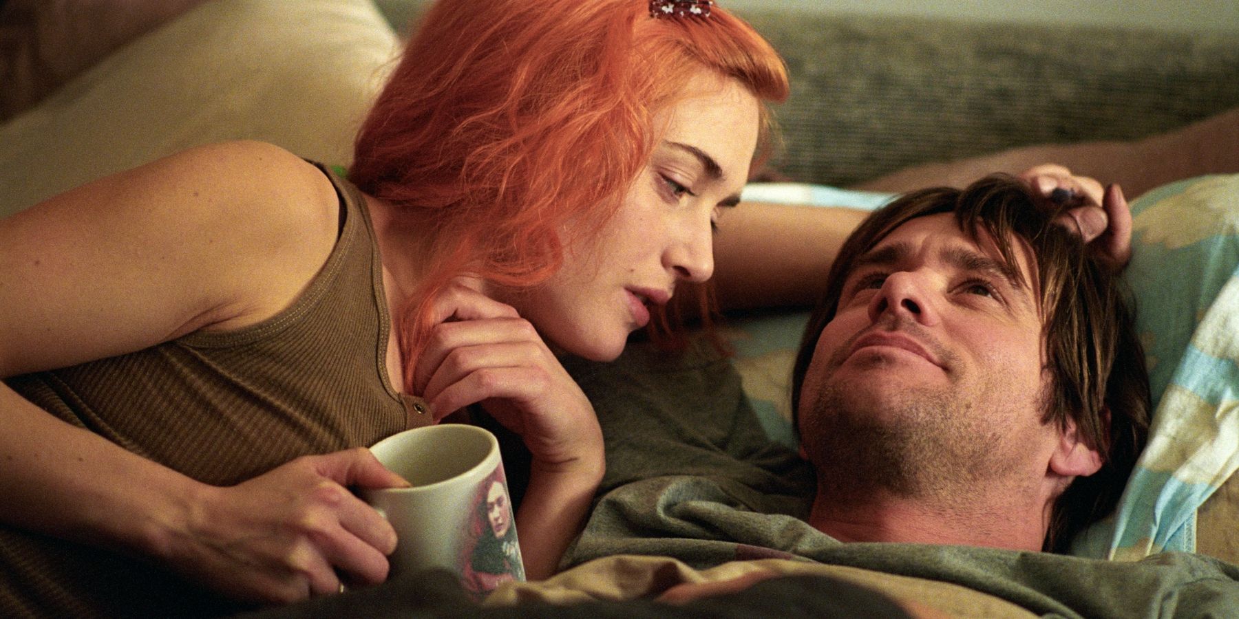 Kate Winslet and Jim Carrey in Eternal Sunshine Of The Spotless Mind