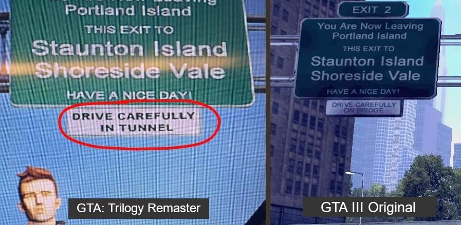 GTA III sign error