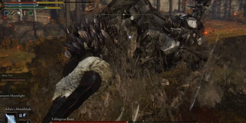 fallingstar beast charging at players in elden ring