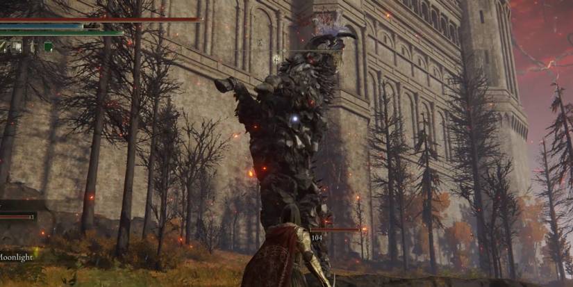 fallingstar beast doing a grab attack in elden ring