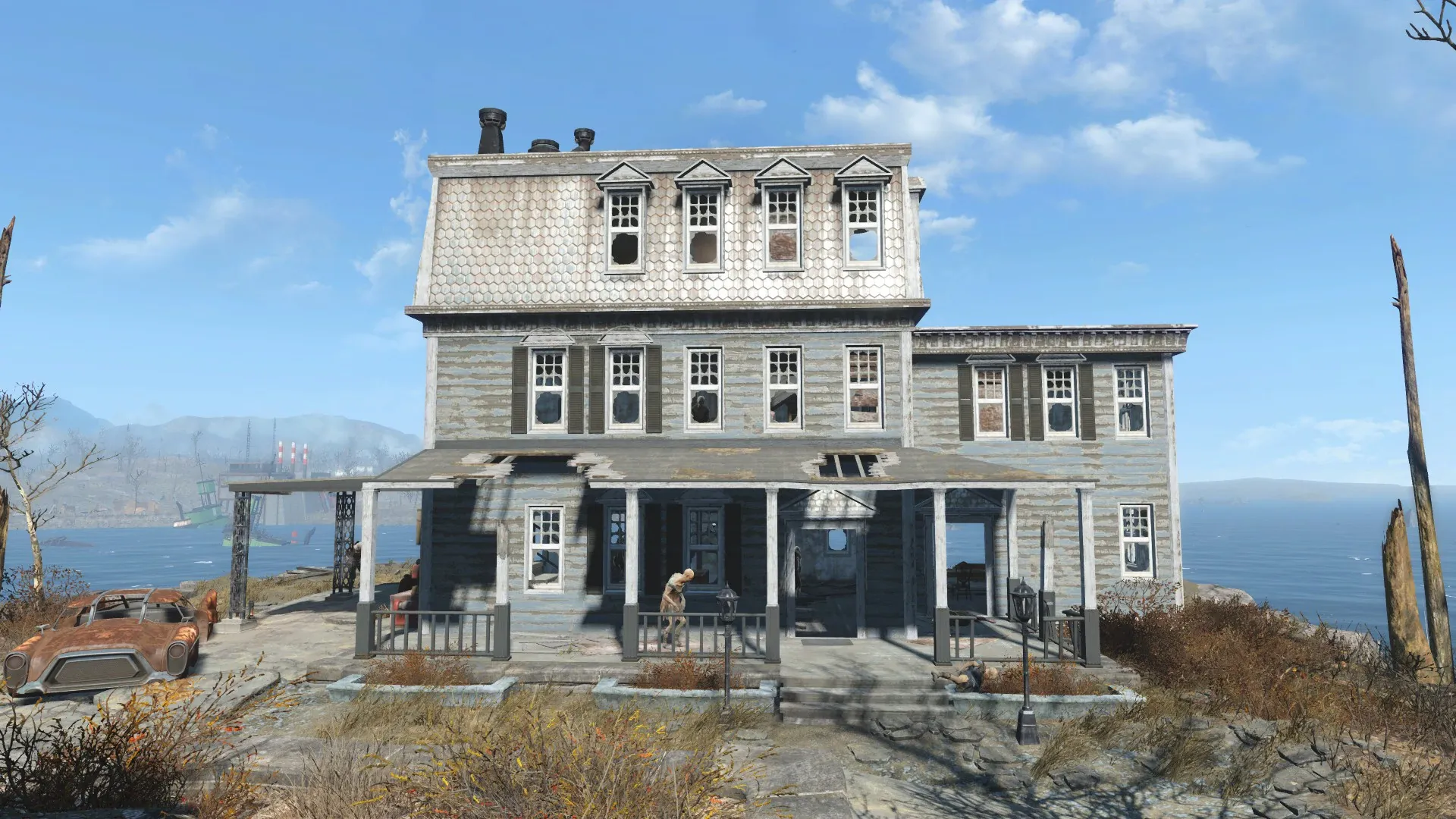 fallout 4 croup manor settlement croup family ghouls