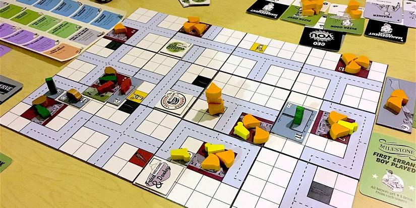 food chain magnate game board and components