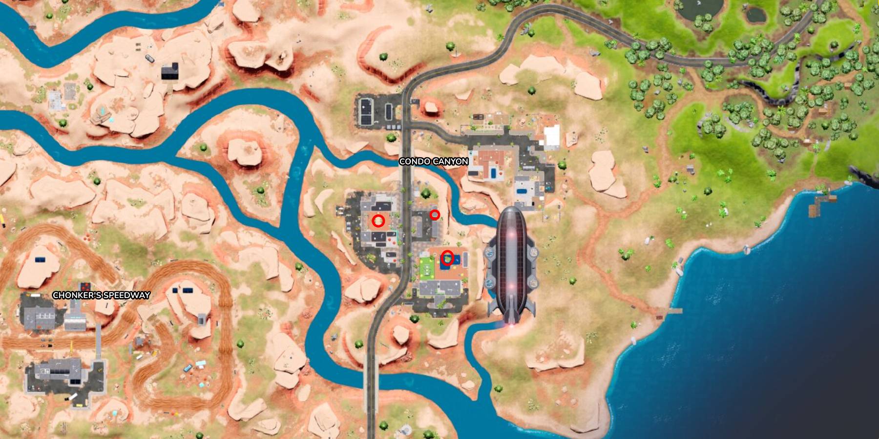 Fortnite: Where to Find All Omni Chips at Condo Canyon (Week 4)