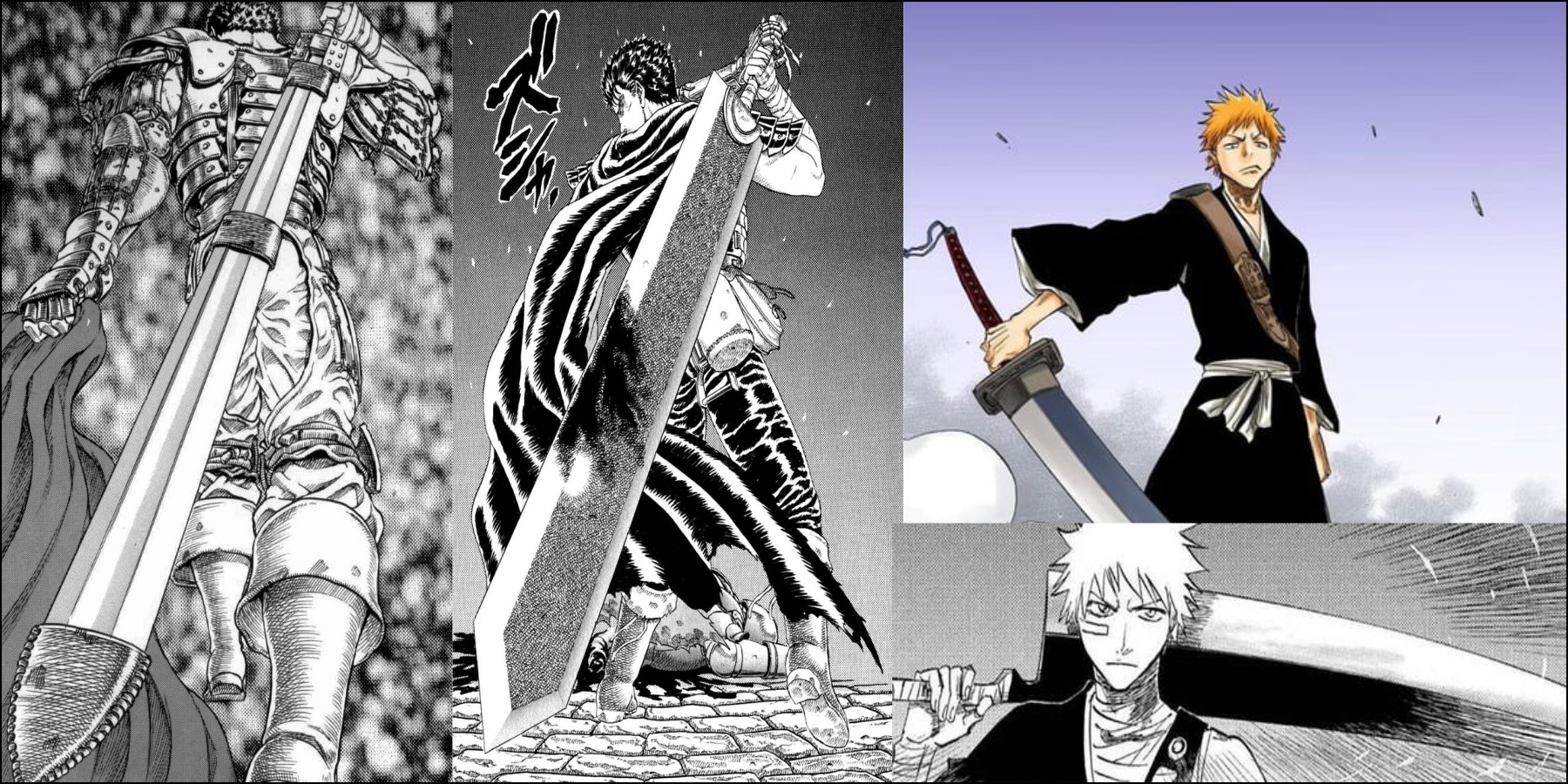 Berserk and BLEACH sword comparison
