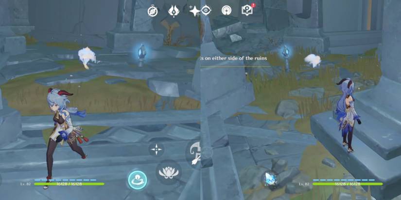 ganyu solving the puzzle in genshin impact