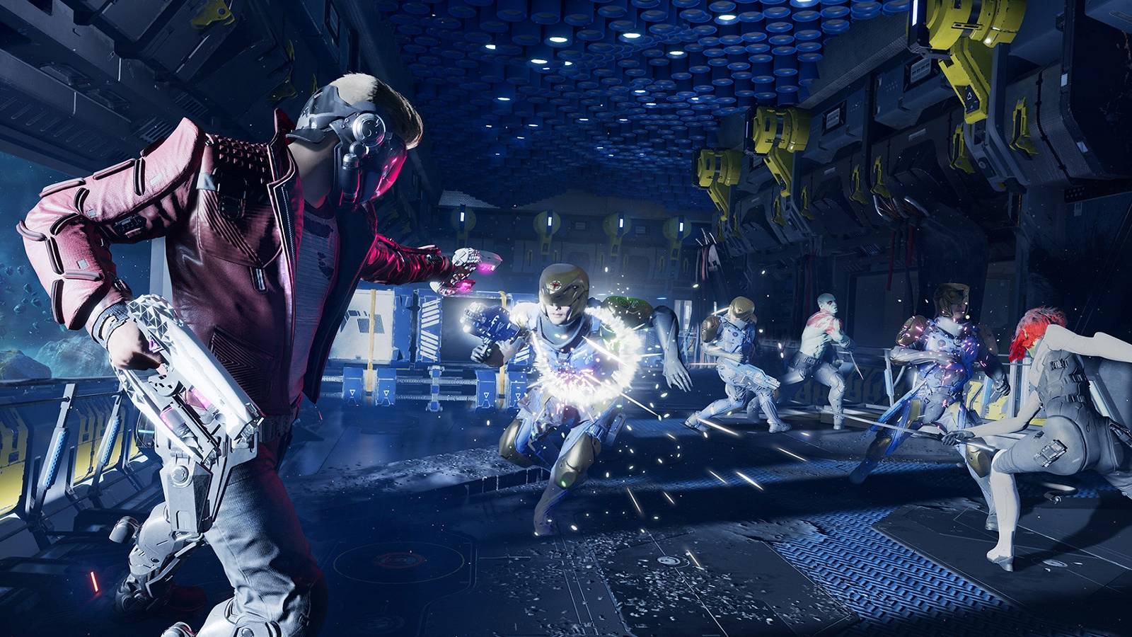 Team combat in Guardians of the Galaxy