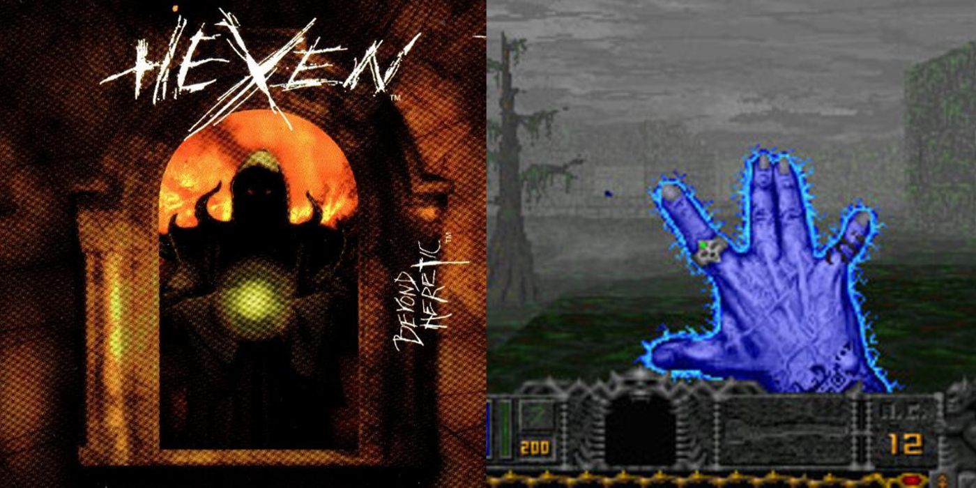 Hexen PS1 Fantasy First-Person Shooter