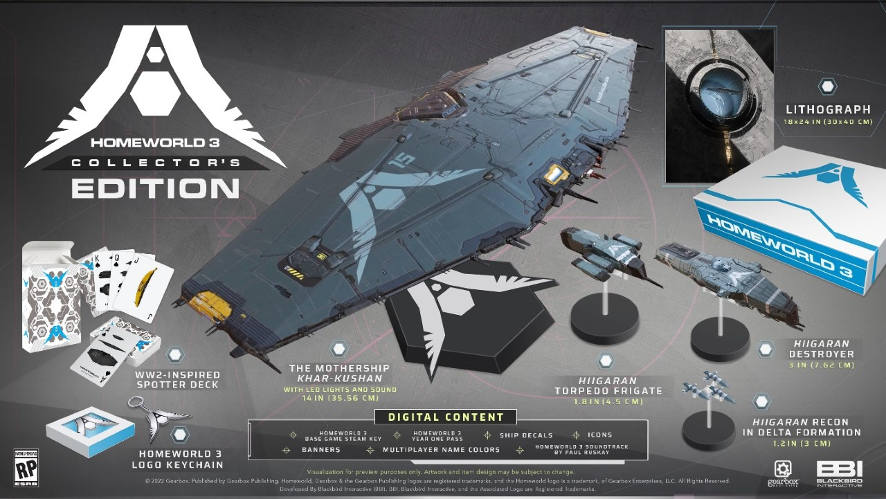 homeworld 3 collectors edition all included items