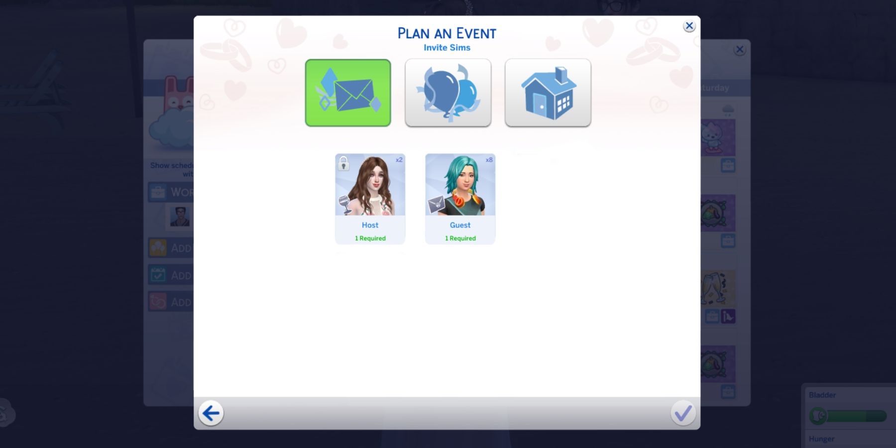 how to invite sims to engagement dinner in the sims 4