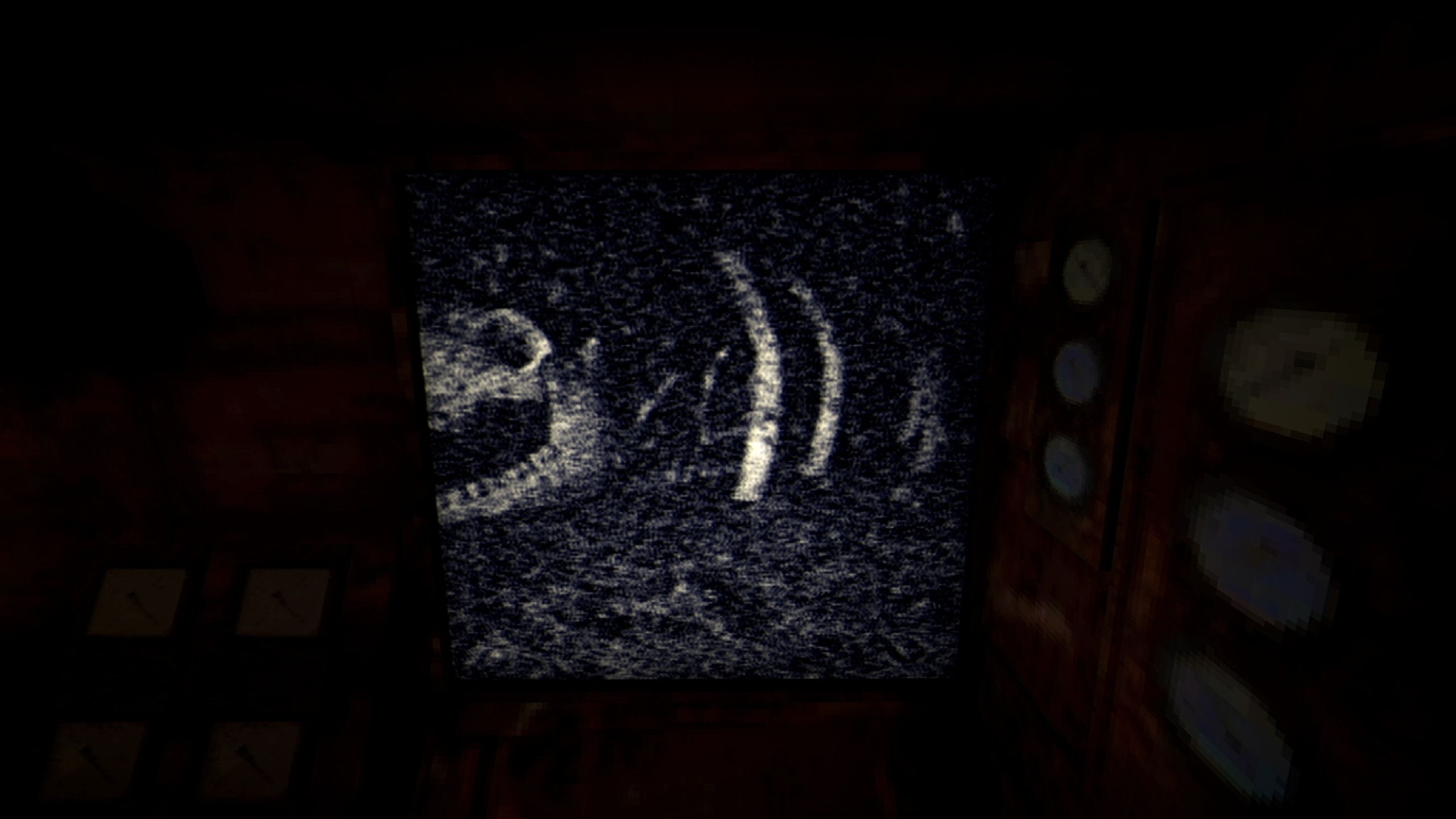 iron lung camera skeleton indie horror game