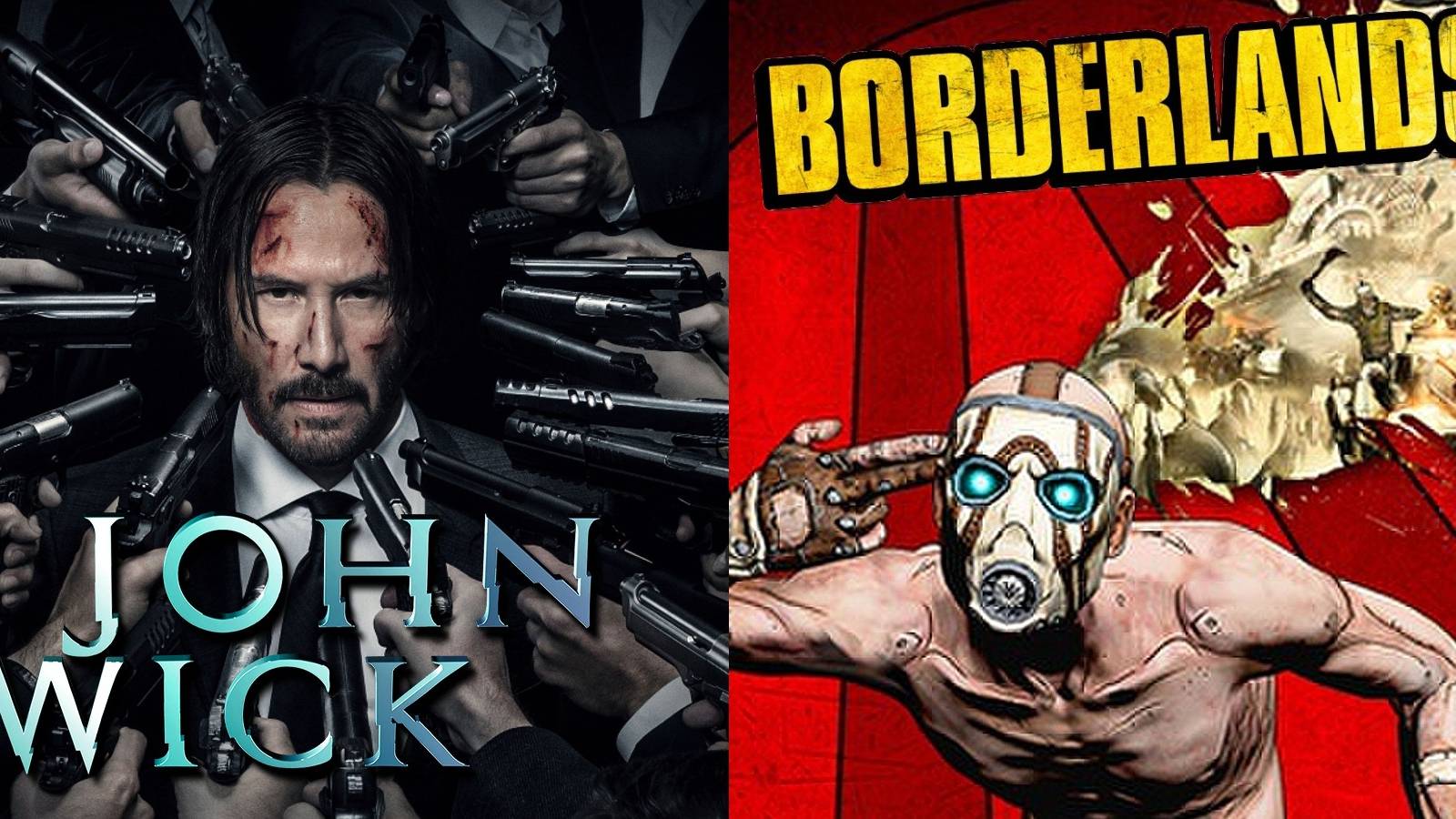 John Wick Keanu Reeves Borderlands