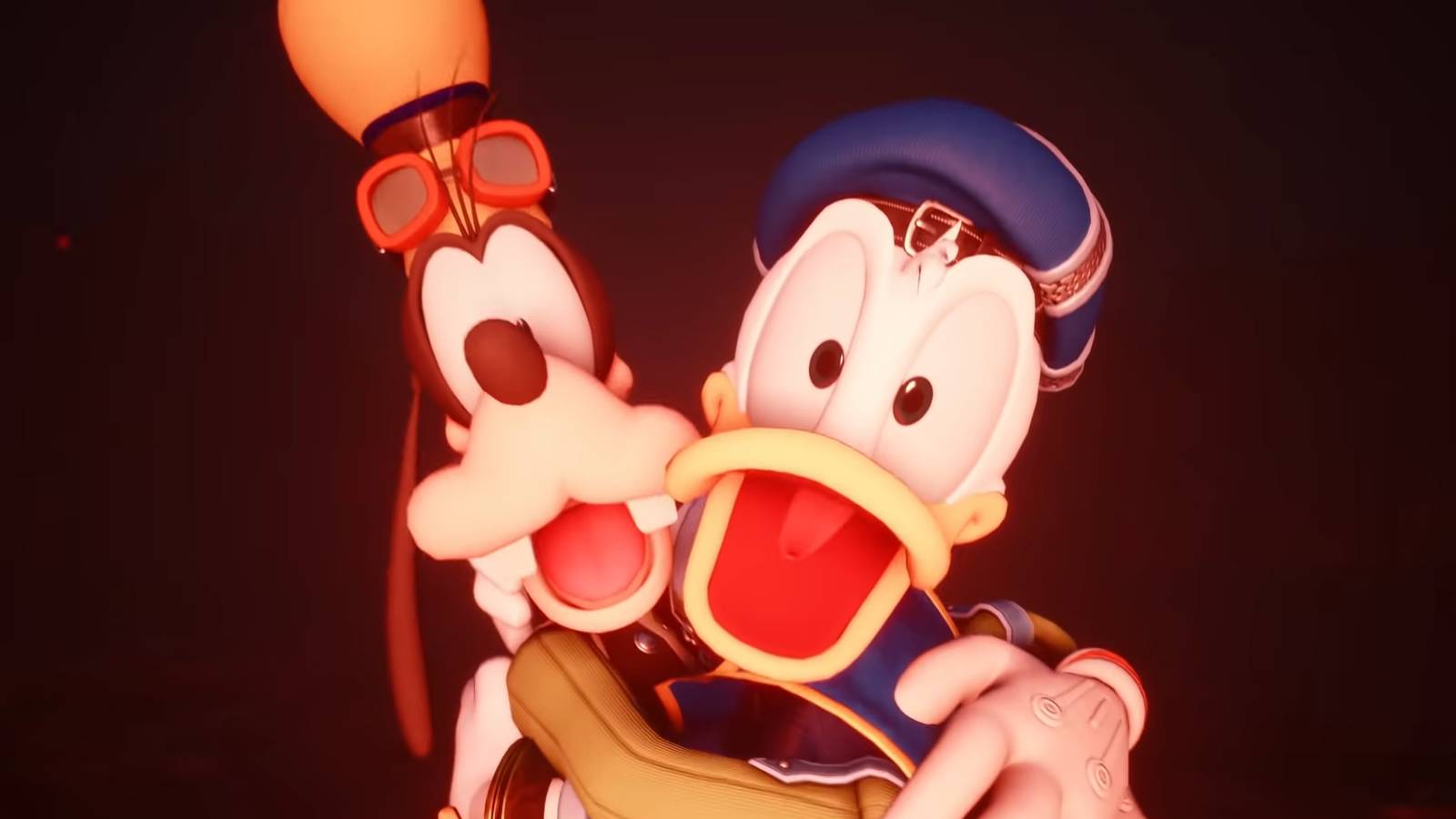 goofy and donald scared of hades