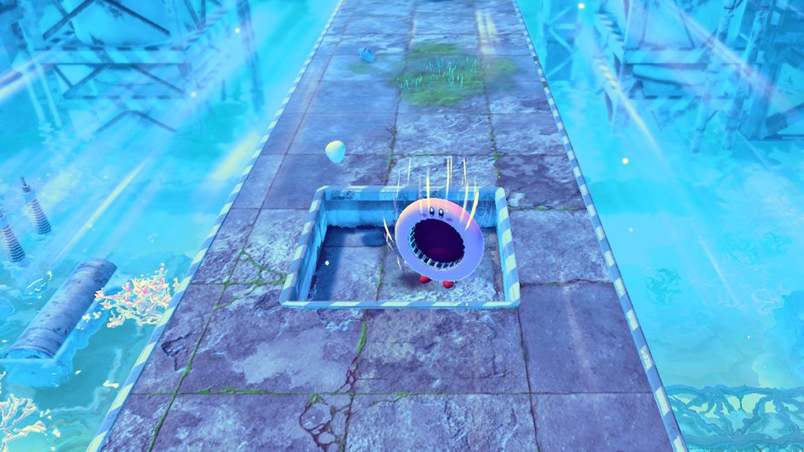 kirby-and-the-forgotten-land-forgo-bay-fast-flowing-windy-concrete-path