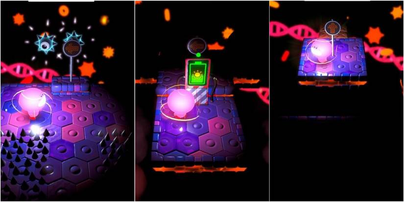 kirby and the forgotten land treasure road lighbulb mouth