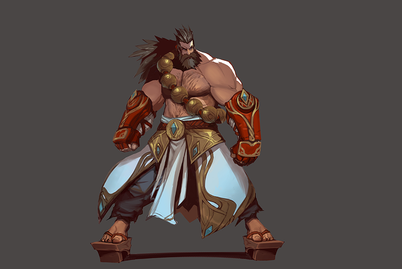 league of legends early udyr spirit guard skin design