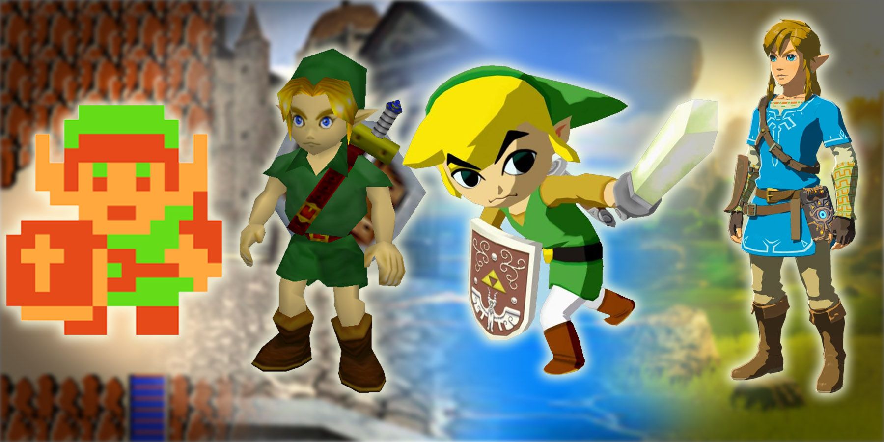 How Link Has Changed Since the First Legend of Zelda Game