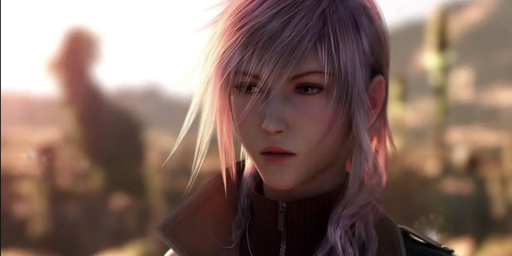 final fantasy XIII lighting looking into the distance
