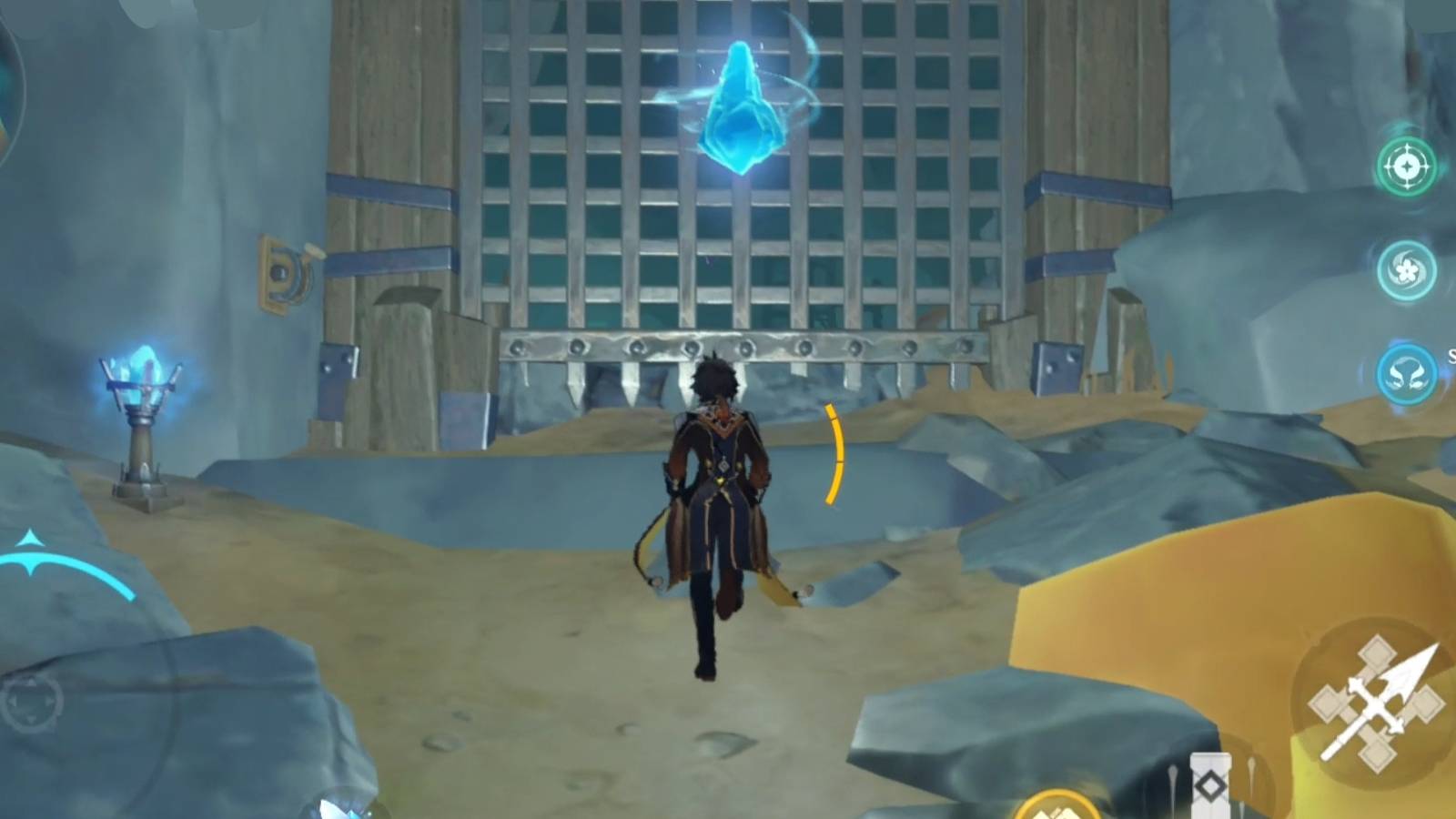 lumenspar locked behind a gate in genshin Impact