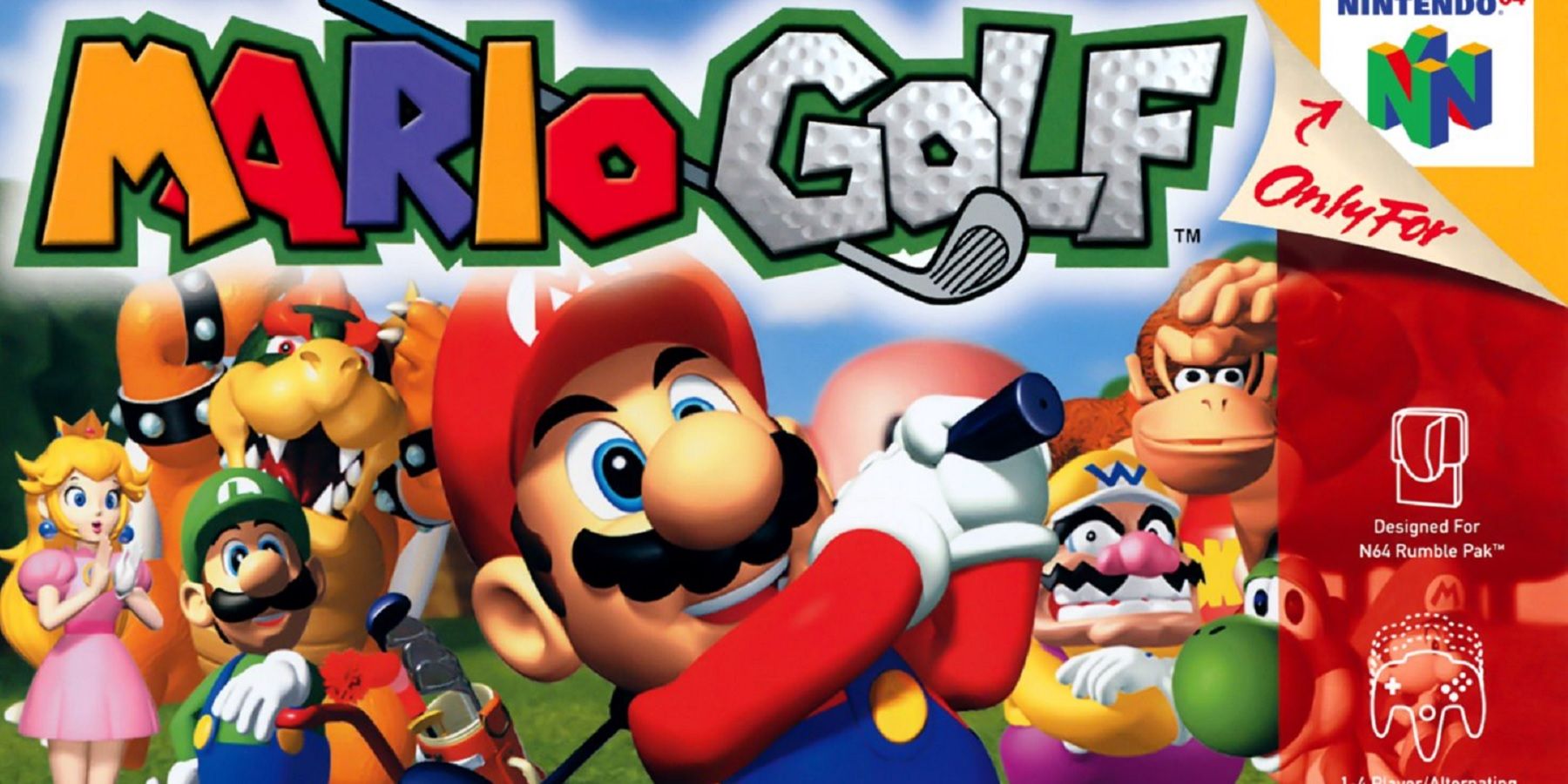 mario golf box art