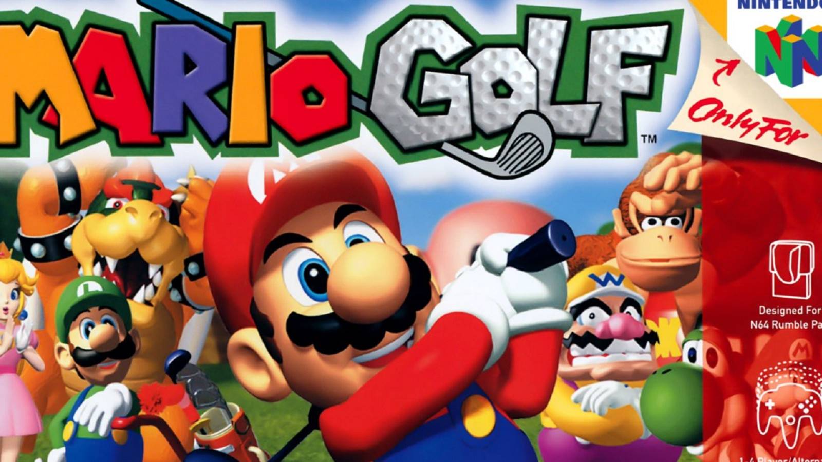 mario golf box art