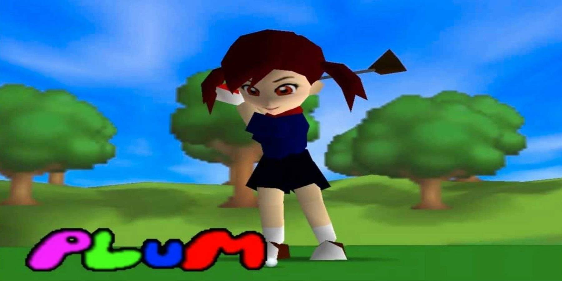 Plum mario golf 64