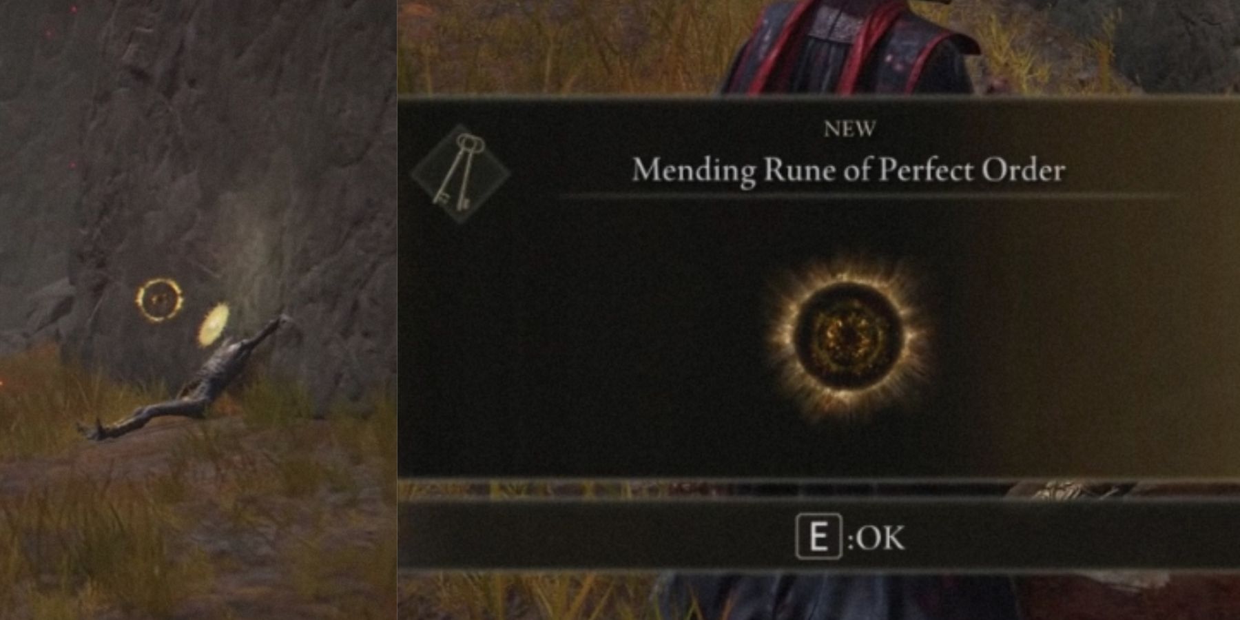 mending rune of perfect order in elden ring