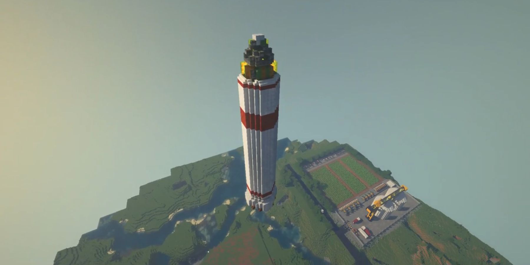 Minecraft Player Makes Incredible Working Rocket