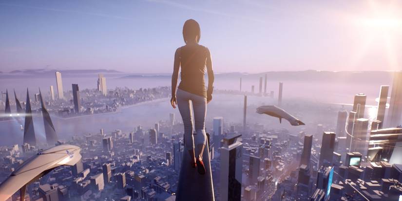 mirrors edge faith overlooking the city 