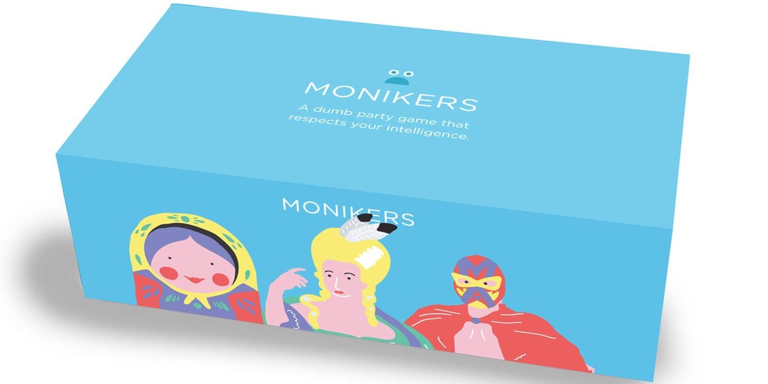 monikers card game box
