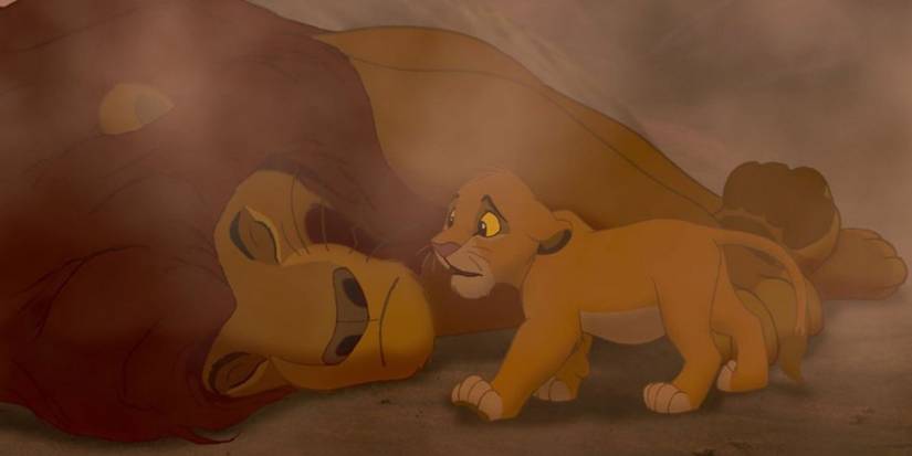 mufasa death the lion king simba
