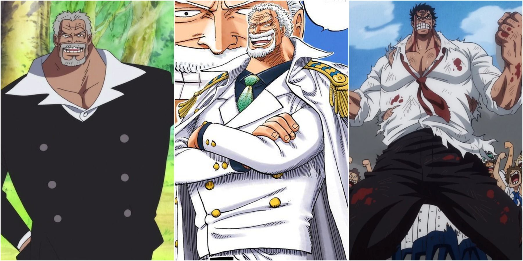 Garp Defeats Akainu and Becomes the New Leader of the Navy - One Piece -  YouTube