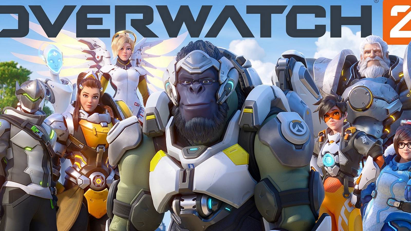 overwatch 2 logo and heroes