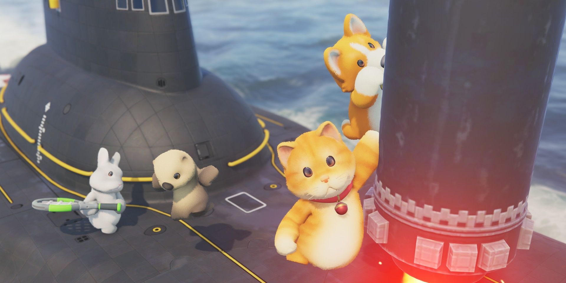 party animals match onboard a submarine