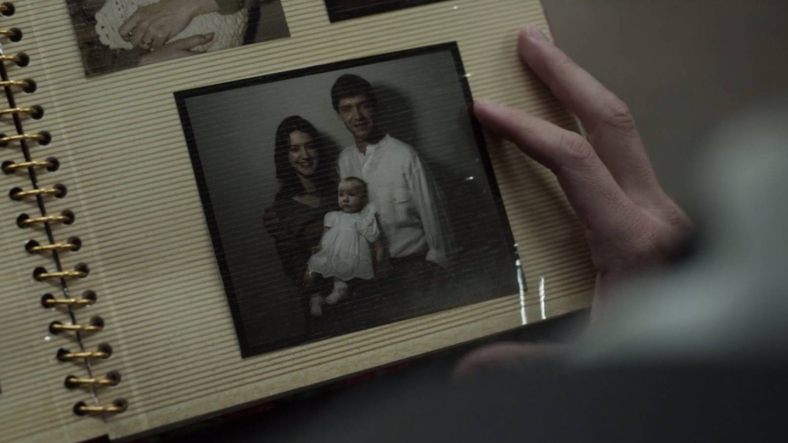 Brenda, Allen, and Erica Lafferty photo in family album