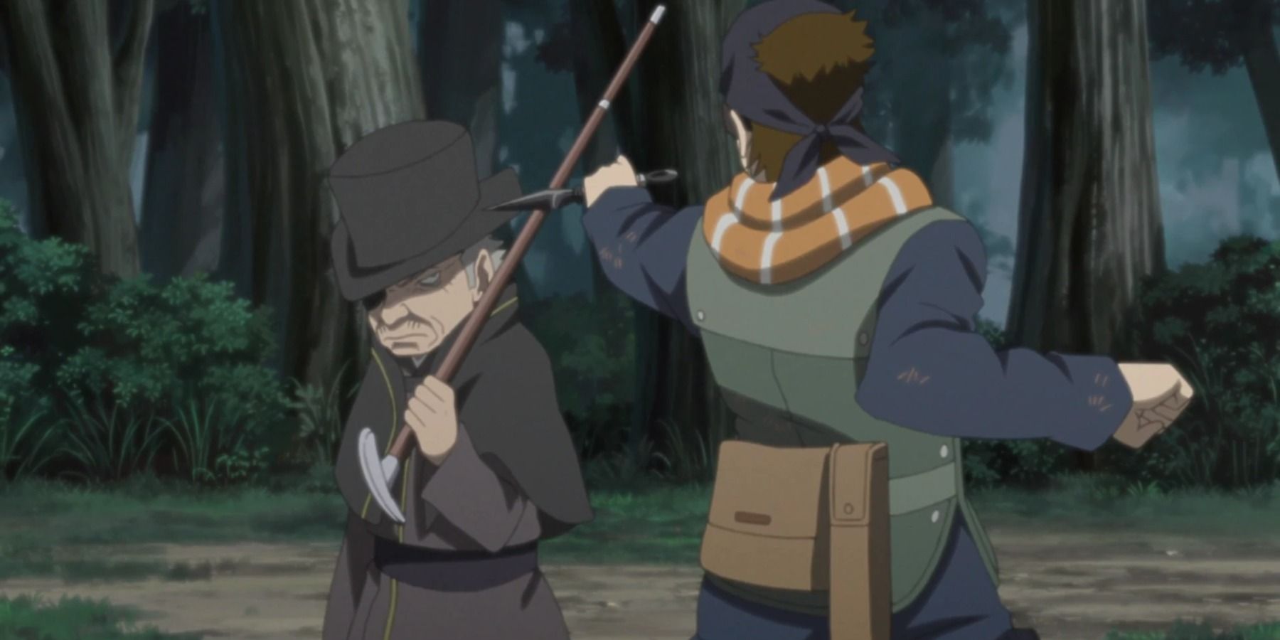 victor fighting with a shinobi