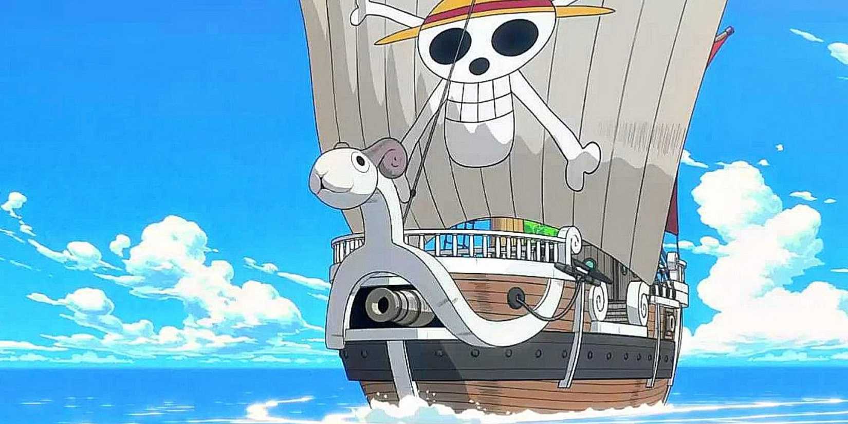 going merry sailing on the grand line
