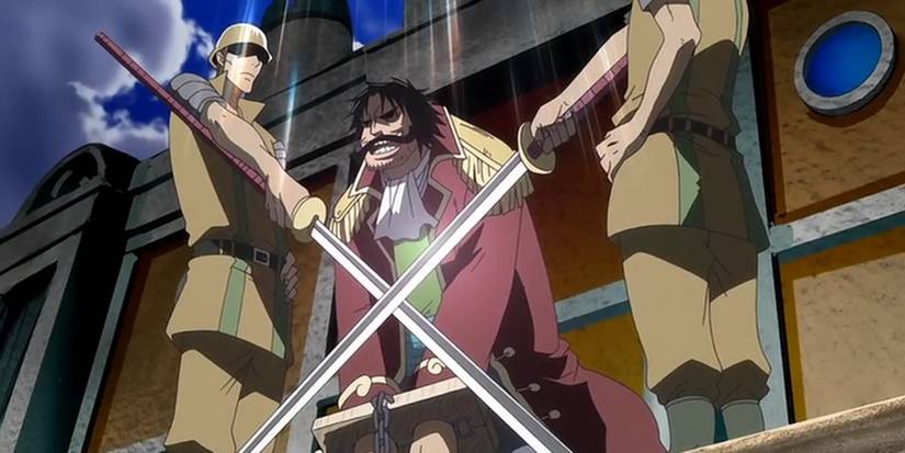 gol d. roger is about to be executed by the marine