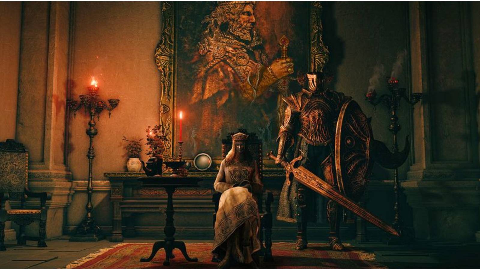 Tanith and her knight.