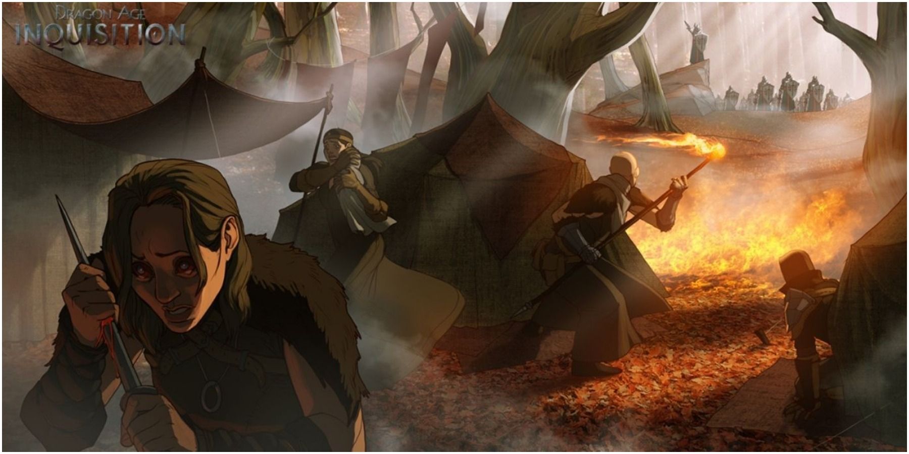 Dragon Age: Inquisition concept art of mages.